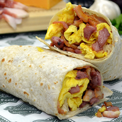 Bacon and Egg Burrito