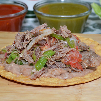 Beef Tostada