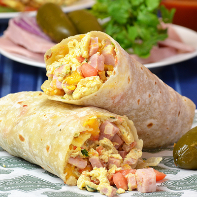 Breakfast (Ham) Burrito