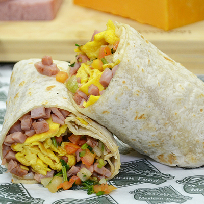 Machaca Breakfast Burrito