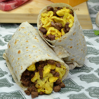 Steak and Egg Burrito